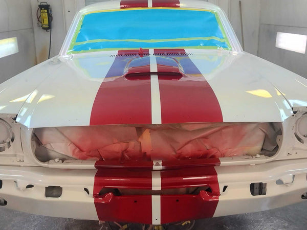 Tamco Paint Blizzard Of Ozz White Pearl in 1965 Ford Mustang