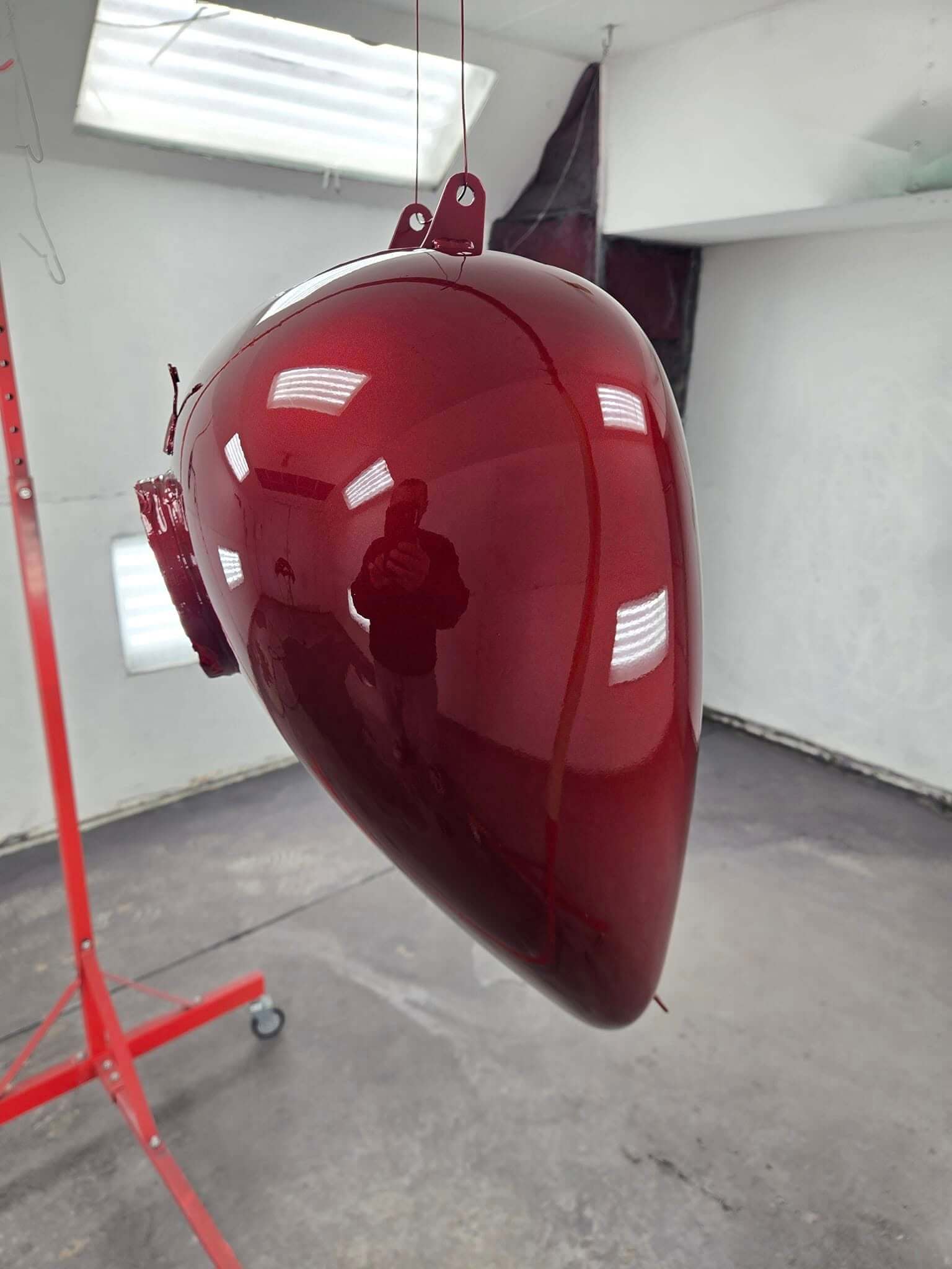 Tamco Paint HC2021 High Solids Clearcoat in Motorcycle Tank