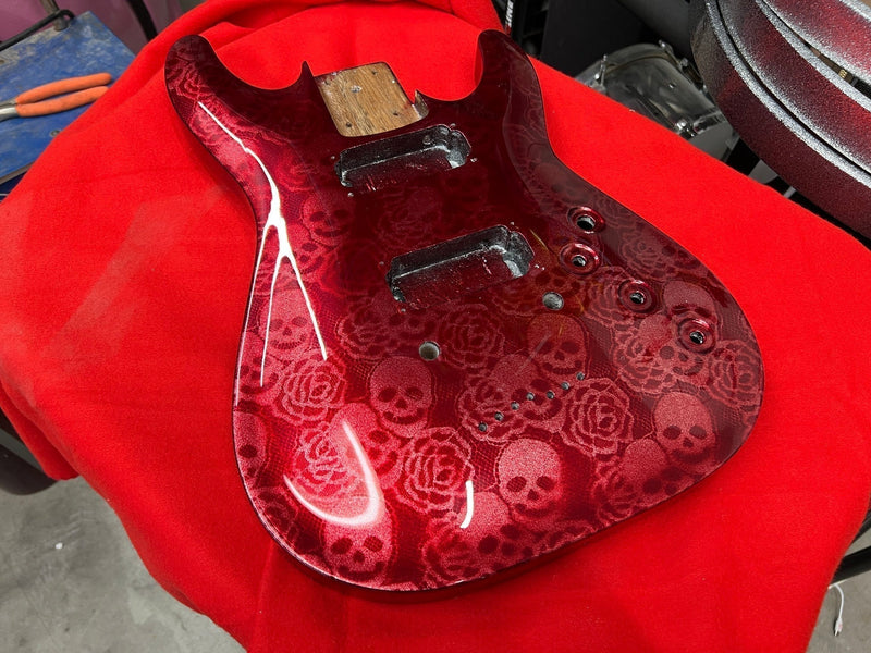 Tamco Paint HC2104 High Solids Clearcoat on Guitar