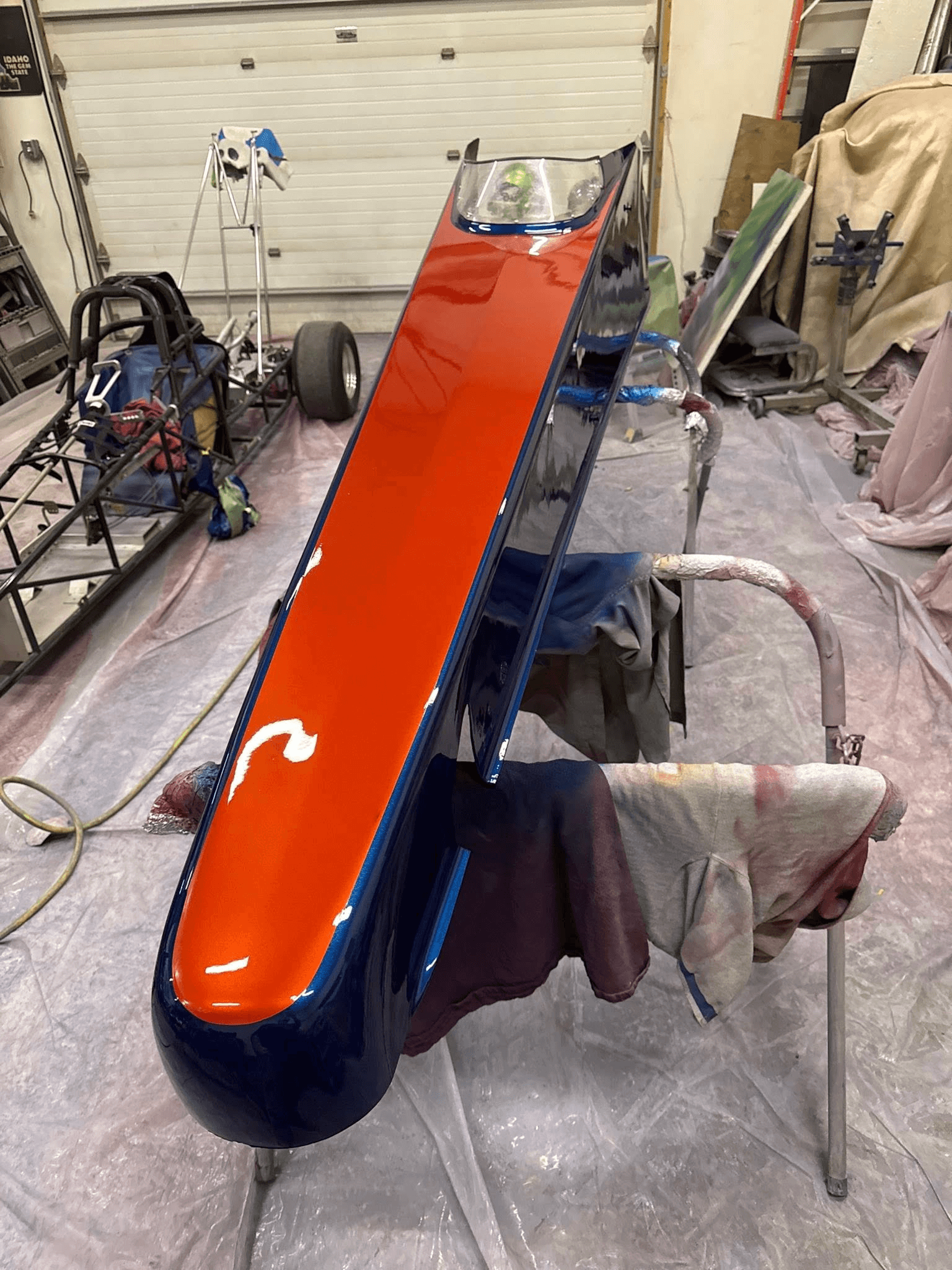 Tamco Paint Freedom Blue & Toxic Sunburst in JR. Dragster