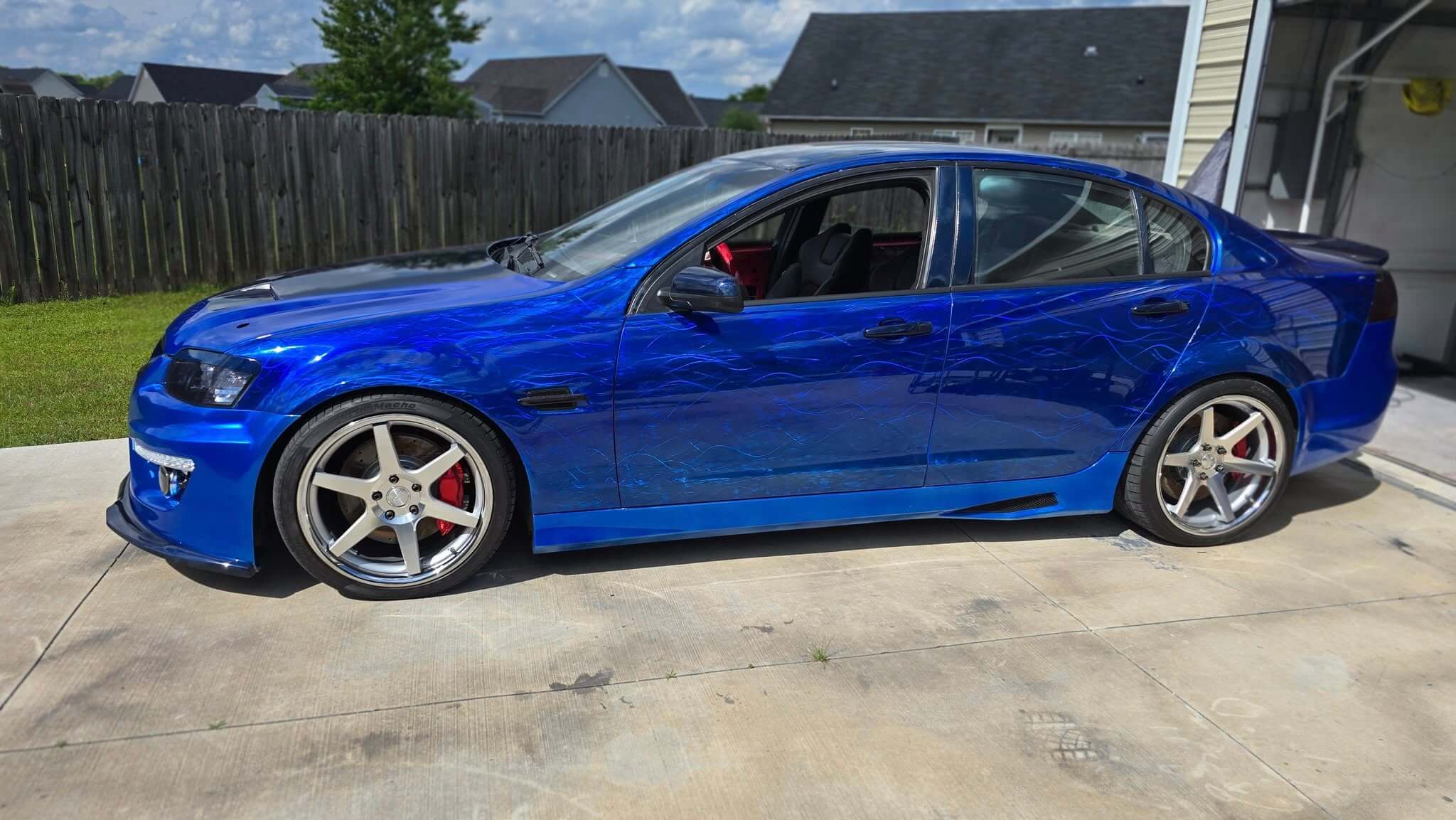Tamco Paint Kandy Killa Blue Candy Pearl in Holden Commodore