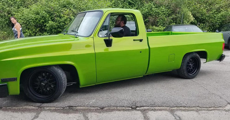 Tamco Paint Sublime Green in 2018 Chevrolet Silverado