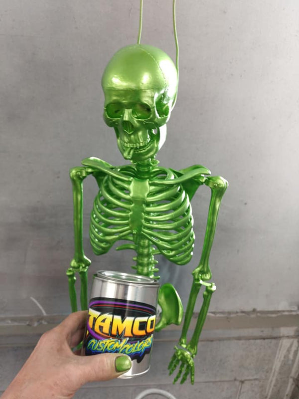Tamco Paint Drag N Green Metallic in Skeleton Statue