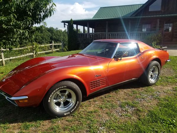 Tamco Paint Toxic Sunburst in 1972 Chevrolet Corvette