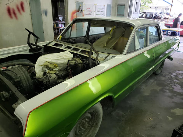 Tamco Paint Drag N Green Chevrolet Impala Blizzar Of Ozz White