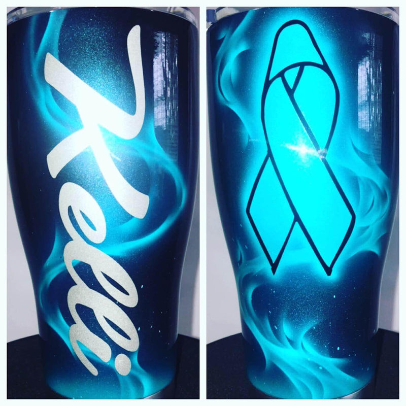 Tamco Paint Caribbean Current Pearl in Stainless Tumbler