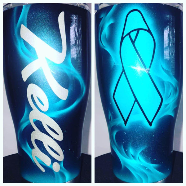 Tamco Paint Caribbean Current Pearl in Stainless Tumbler