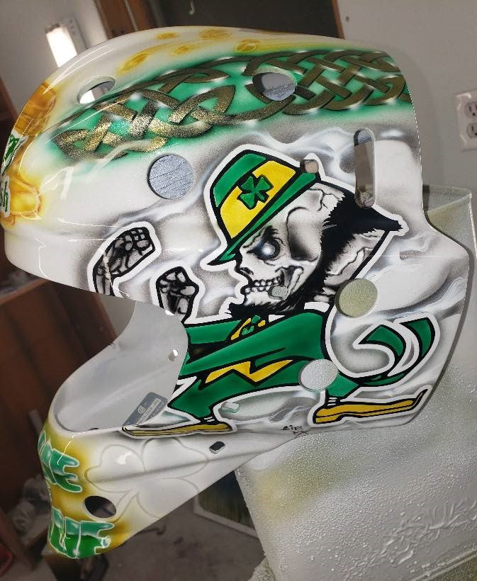 Tamco Paint HC9500 Hi-Speed Impact 30 Min Clearcoat in Hockey Helmet
