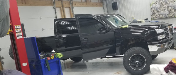 Tamco Paint Ford Tuxedo Black in Chevrolet Silverado 1500