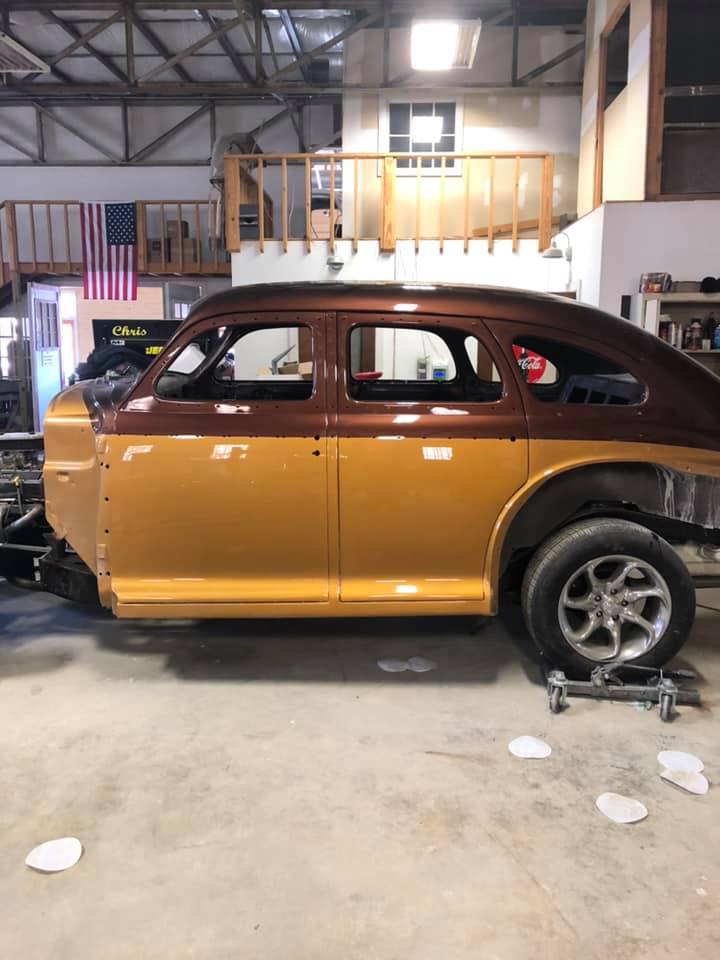 Tamco Paint Dirtbag Brown and Goldmember in 1948 Chevy 
