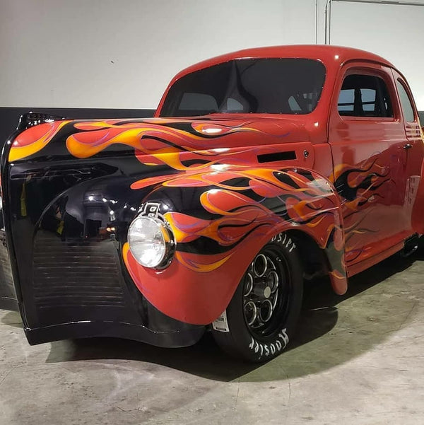 Tamco Paint Ford Performance Red in 1940 Ford Coupe