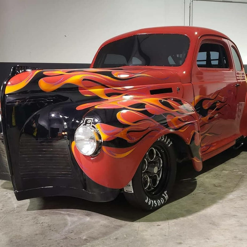 Tamco Paint Ford Performance Red in 1940 Ford Coupe