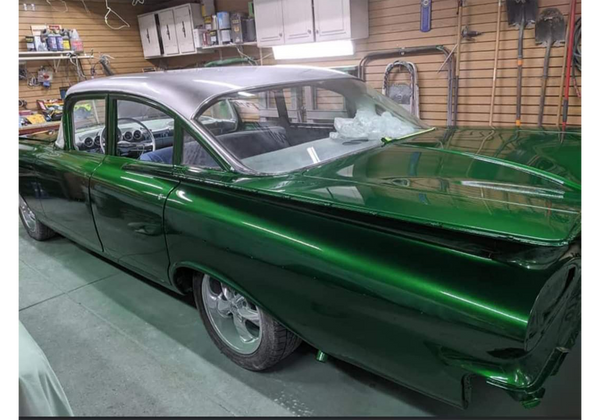 Tamco Paint Shamrock Green in 1959 Chevrolet Impala