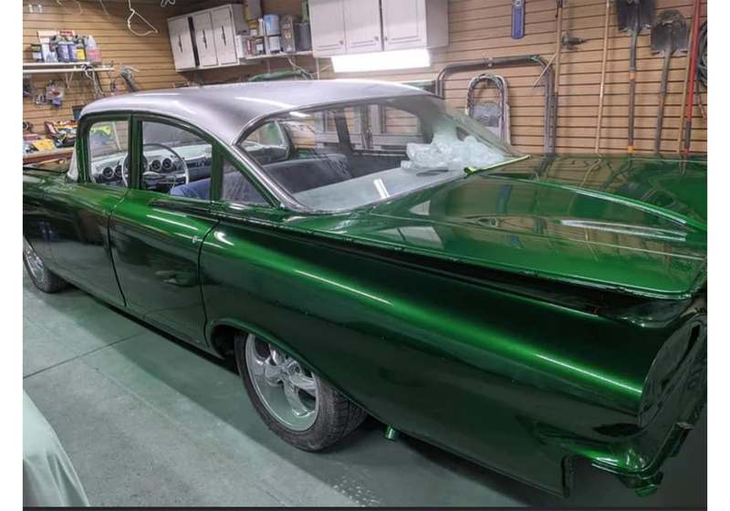 Tamco Paint Shamrock Green in 1959 Chevrolet Impala