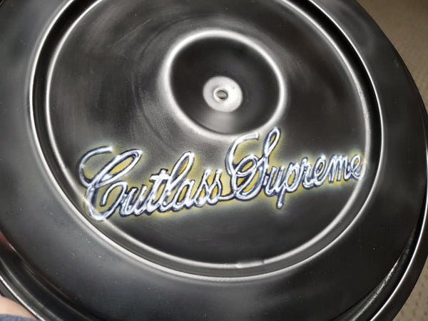 Tamco Paint Black Metal Candy Concentrate and Tamco Intensity Chalk White in Air Cleaner Assembly