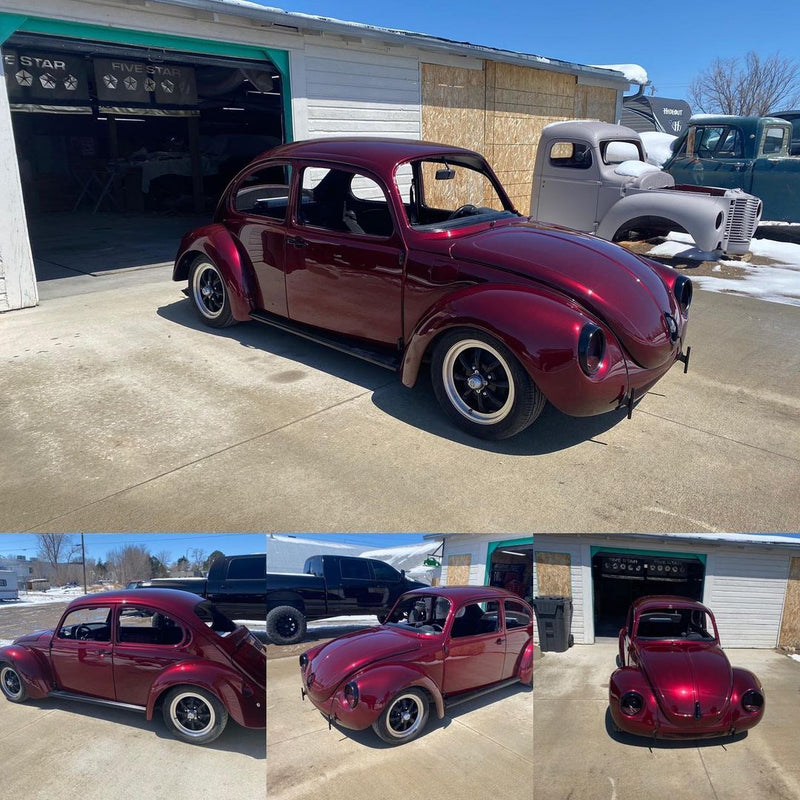 Tamco Paint Rock It Red Car in 1972 Volkswagen Beetle