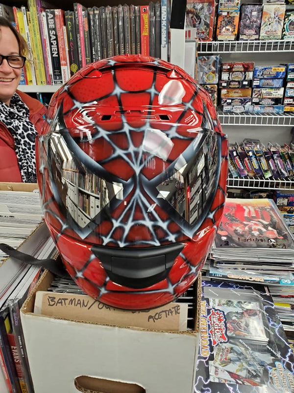 Tamco Paint Tamco Red Red Wine in Custom Motorcycle Helmet