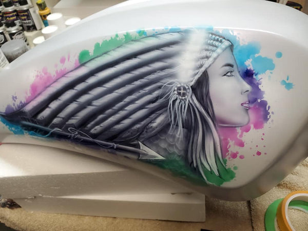 Tamco Paint Tamco Intensity and Candies in Motorcycle Tank