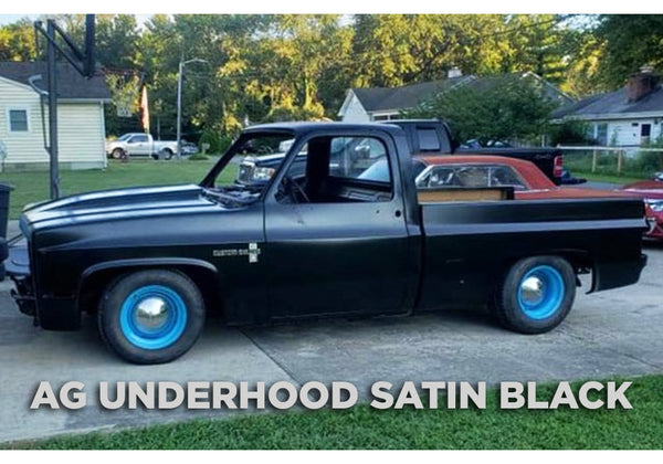 AG UNDERHOOD SATIN BLACK PROJECT PHOTOS