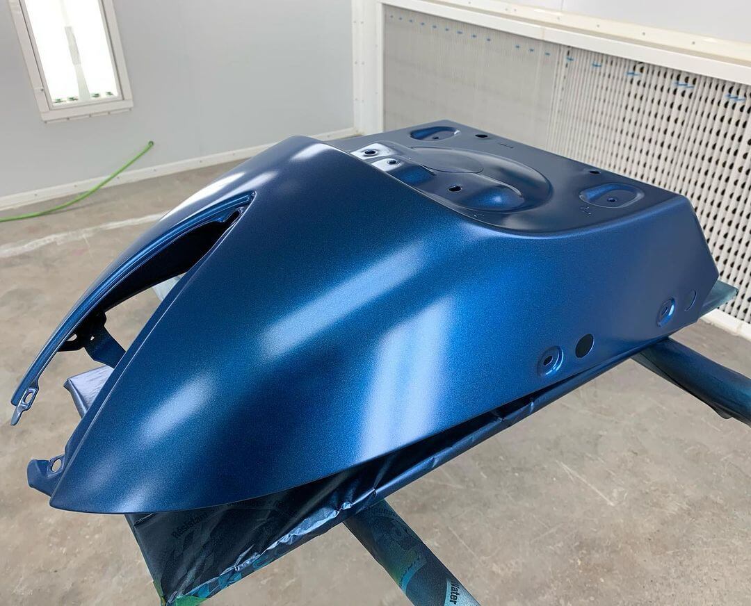 Tamco Paint Blazin Blue in Harley-Davidson