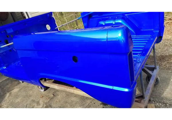 Tamco Paint Blue Nitrous in 1969 Ford Bronco