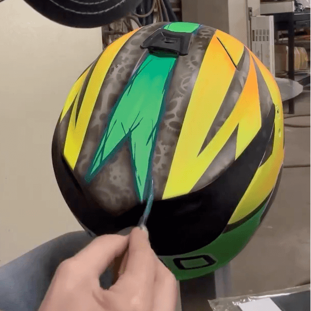 Tamco Paint Brush FX Aqua Pull on Dirt Bike Helmet