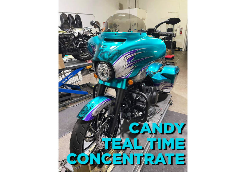CANDY TEAL TIME CONCENTRATE PROJECT PHOTOS