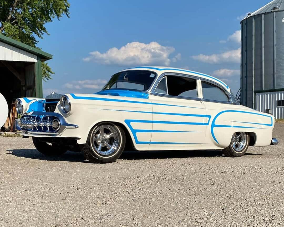 Tamco Paint Chevrolet Polo White on 1953 Chevrolet 210