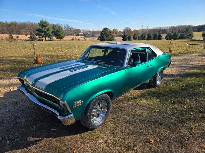 Tamco Paint Chevrolet Spring Green on 1972 Chevrolet Nova