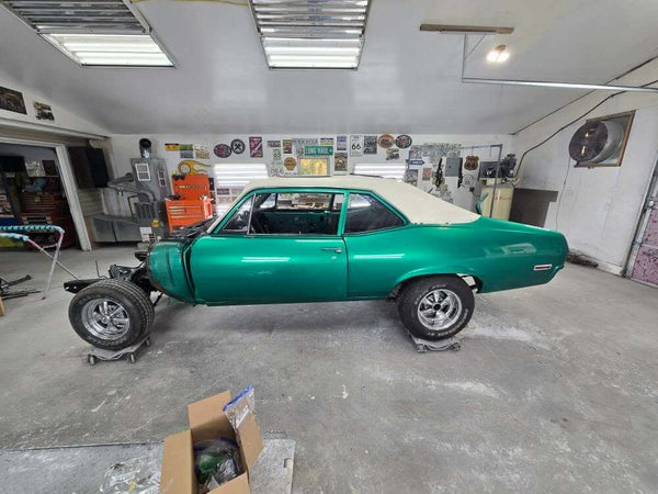 Tamco Paint Chevrolet Spring Green on 1972 Chevrolet Nova