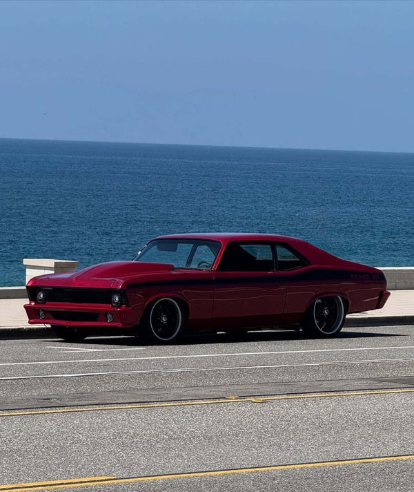 Tamco Paint Courage Red in 1970 Chevrolet Nova
