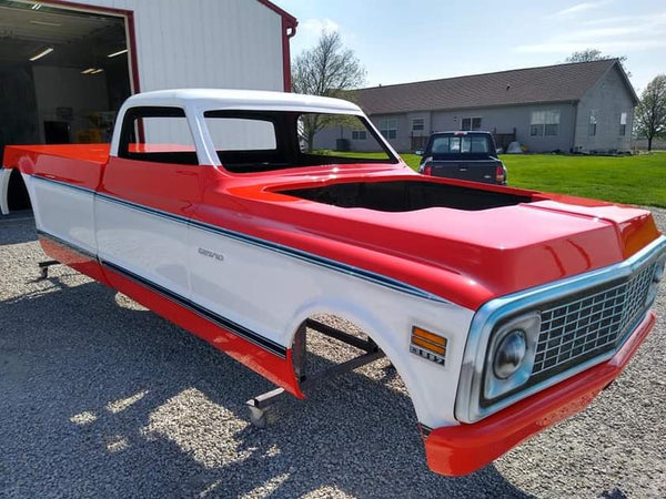 Tamco Paint GM Hugger Orange in 1972 Chevy C10