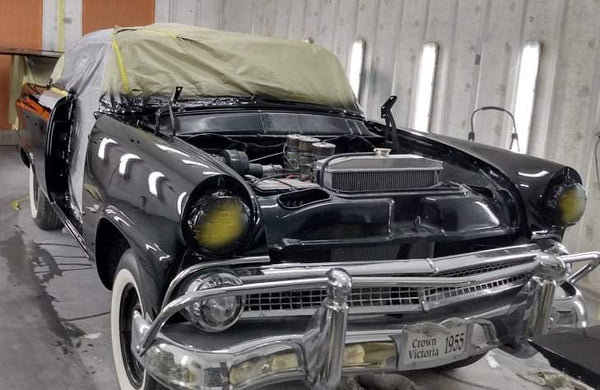 Tamco Paint Black Onyx in 1955 Ford Crown Victoria