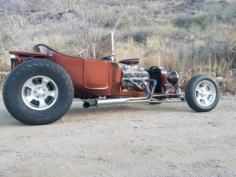 Tamco Paint Dirtbag Brown & Goldmember in 1923 Ford T Bucket