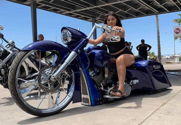 Tamco Paint Liberty Blue in Harley-Davidson Road King