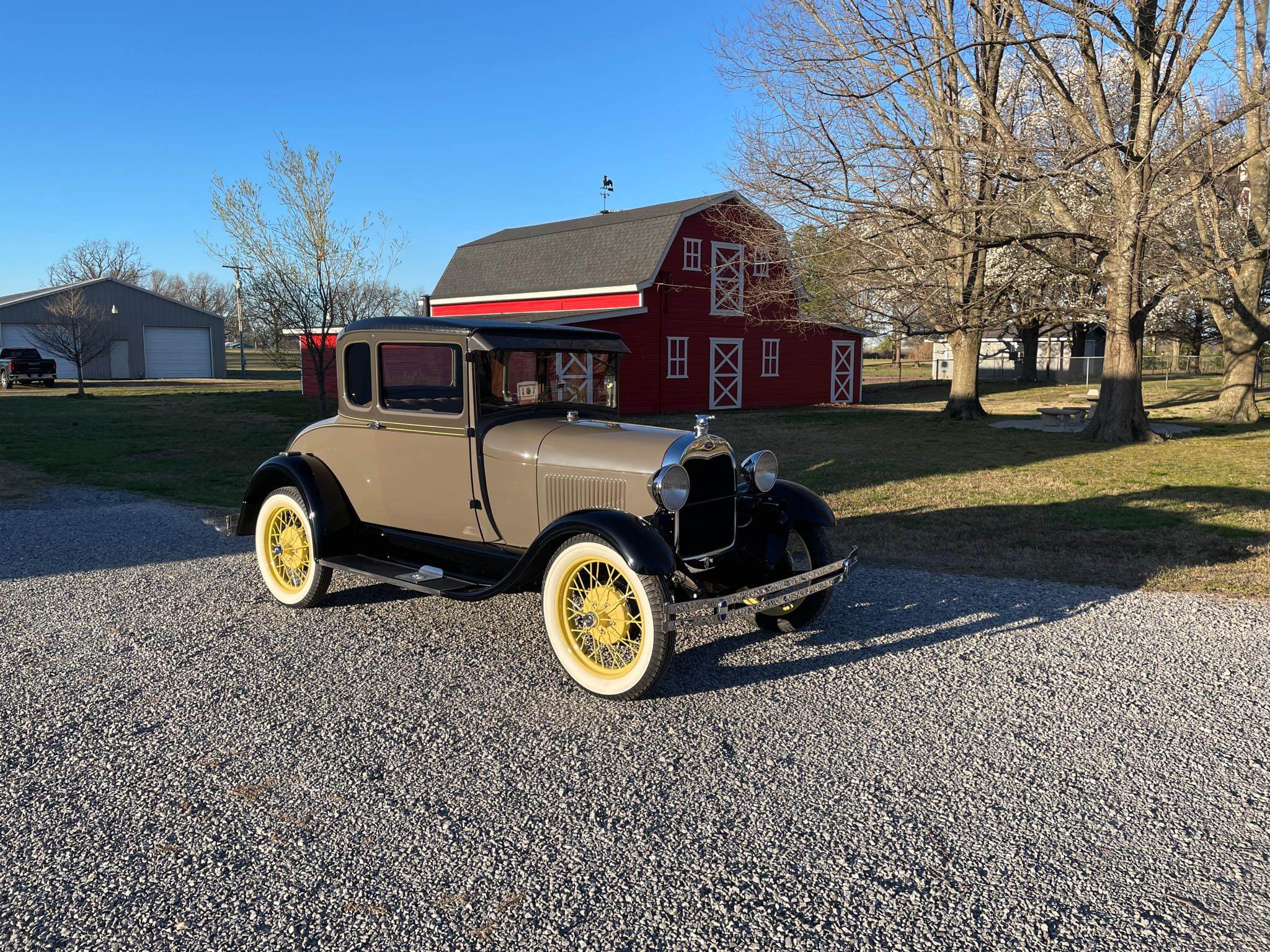 Tamco Paint Ford Chicle Drab on 1929 Ford Model A