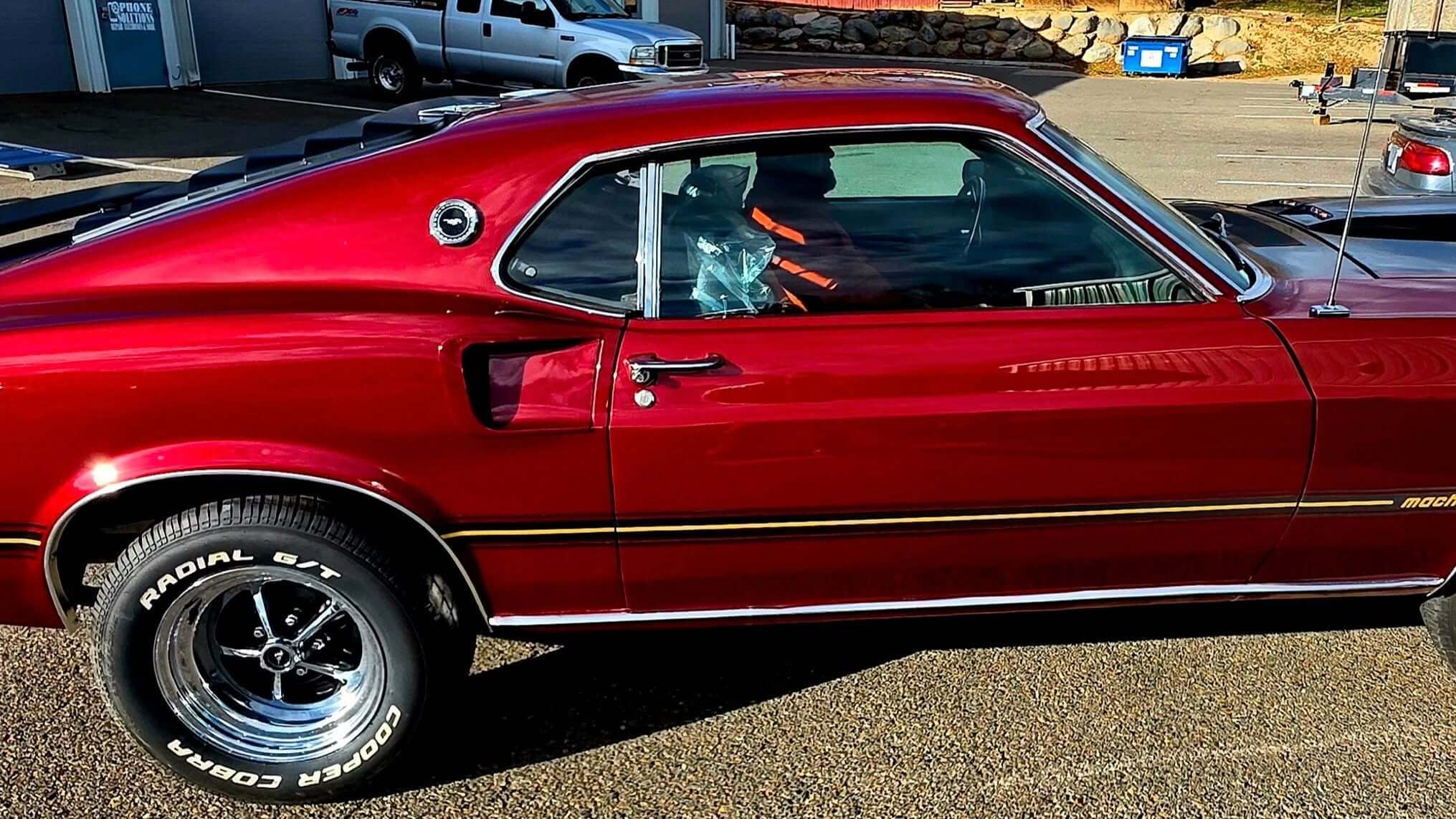 Tamco Paint Ford Hot Pepper Red Pearl on 1969 Ford Mustang Mach 1