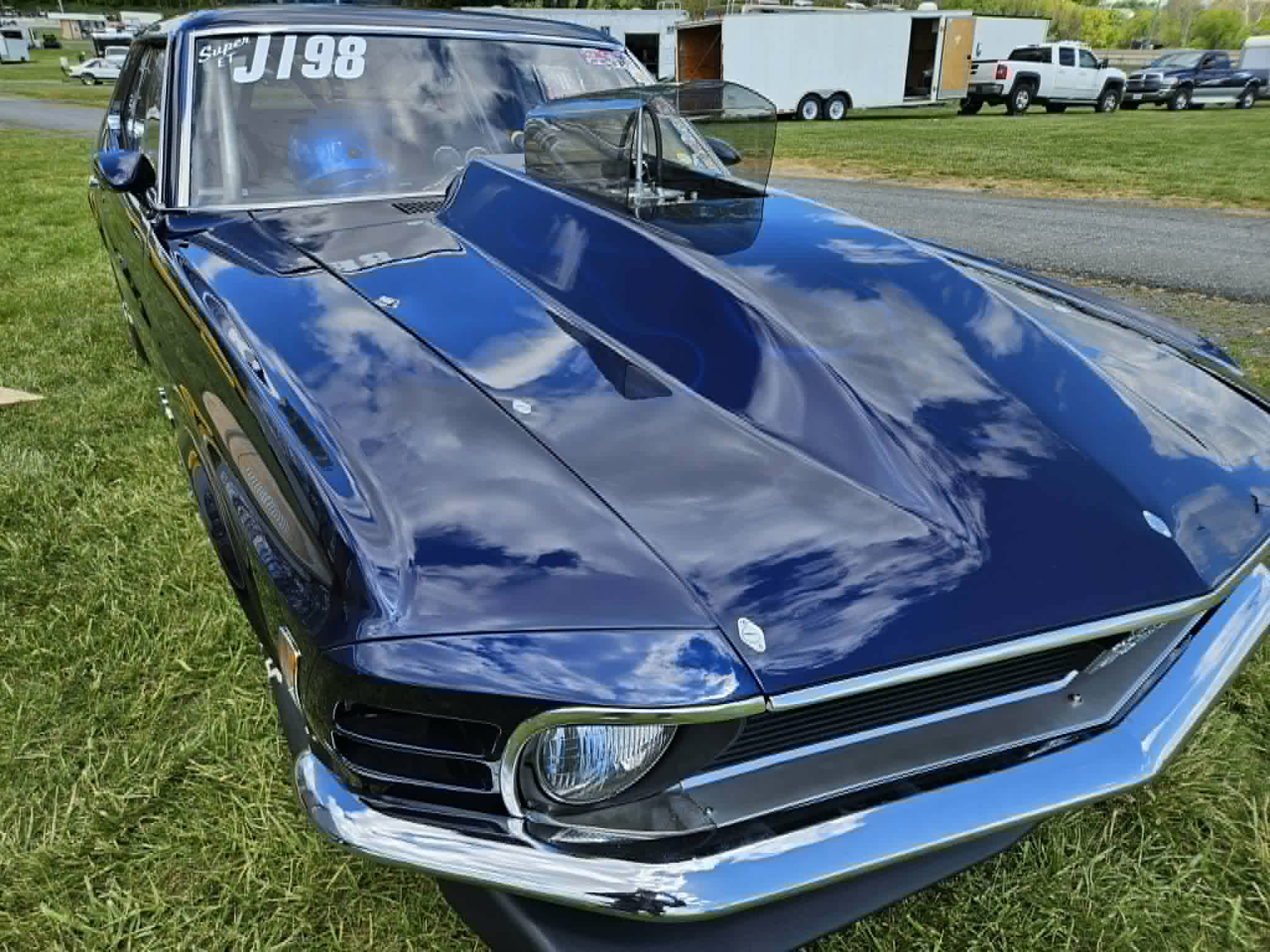 Tamco Paint Ford Kona Blue Pearl on 1969 Ford Mustang