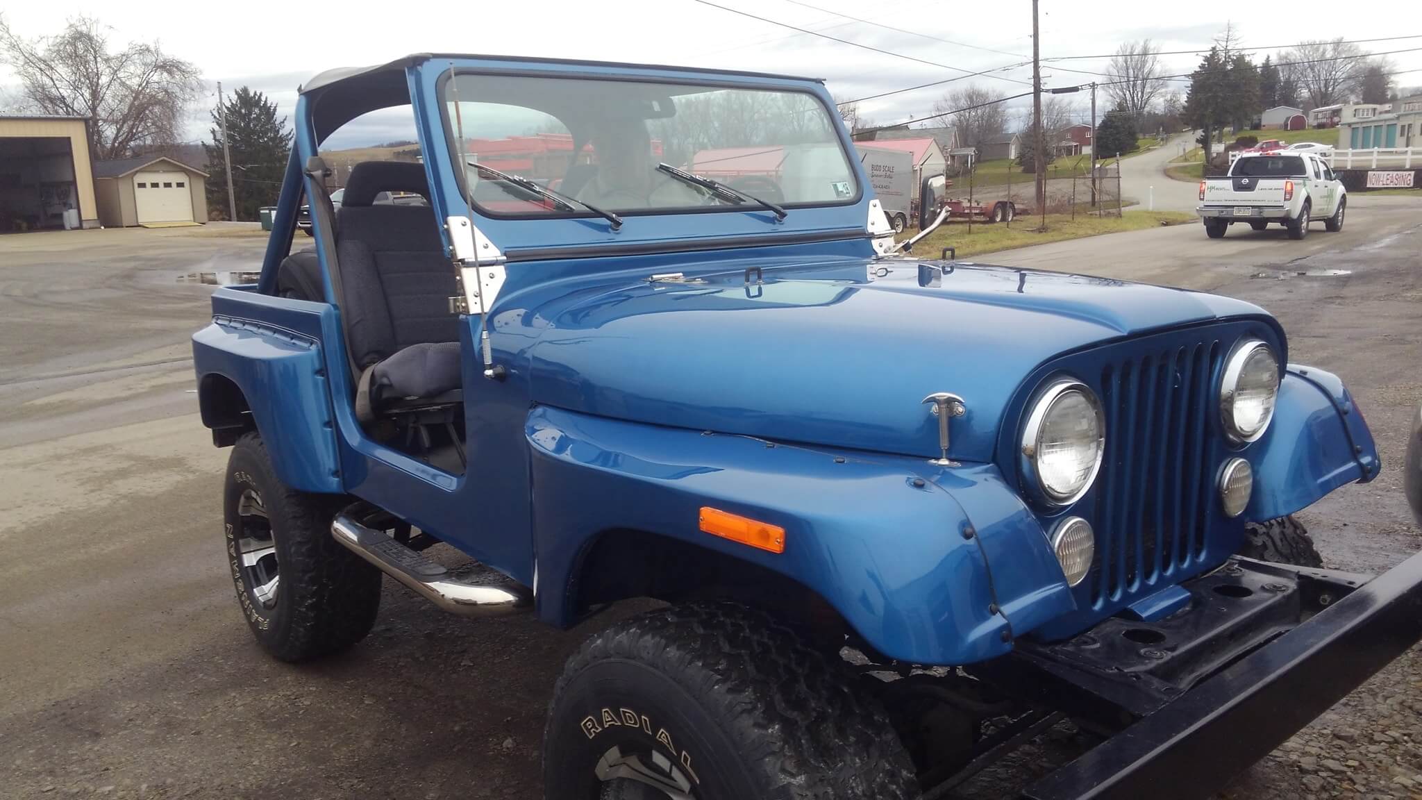 Tamco Paint Ford Regatta Blue on Jeep CJ-7