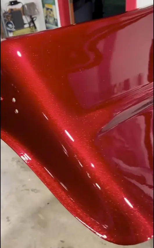 Tamco Paint Ford Candy Apple Red on Airboat Seat
