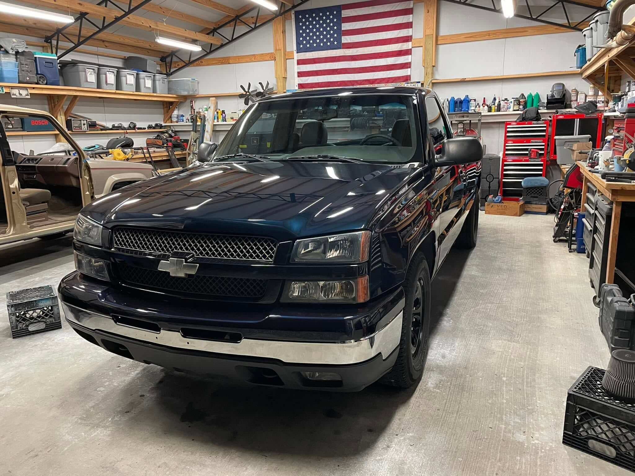 Tamco Paint GM Dark Ming Blue Metallic on Chevrolet Silverado 1500
