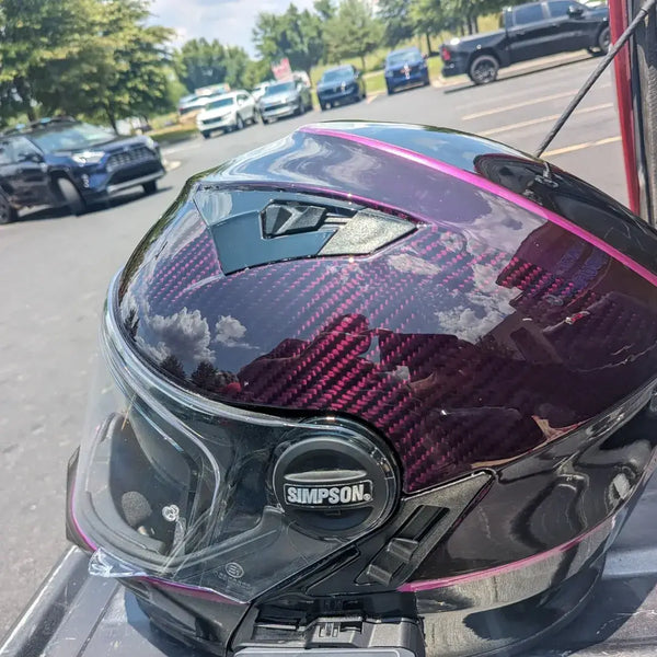 Tamco Paint Grapeness Candy Concentrate on Helmet