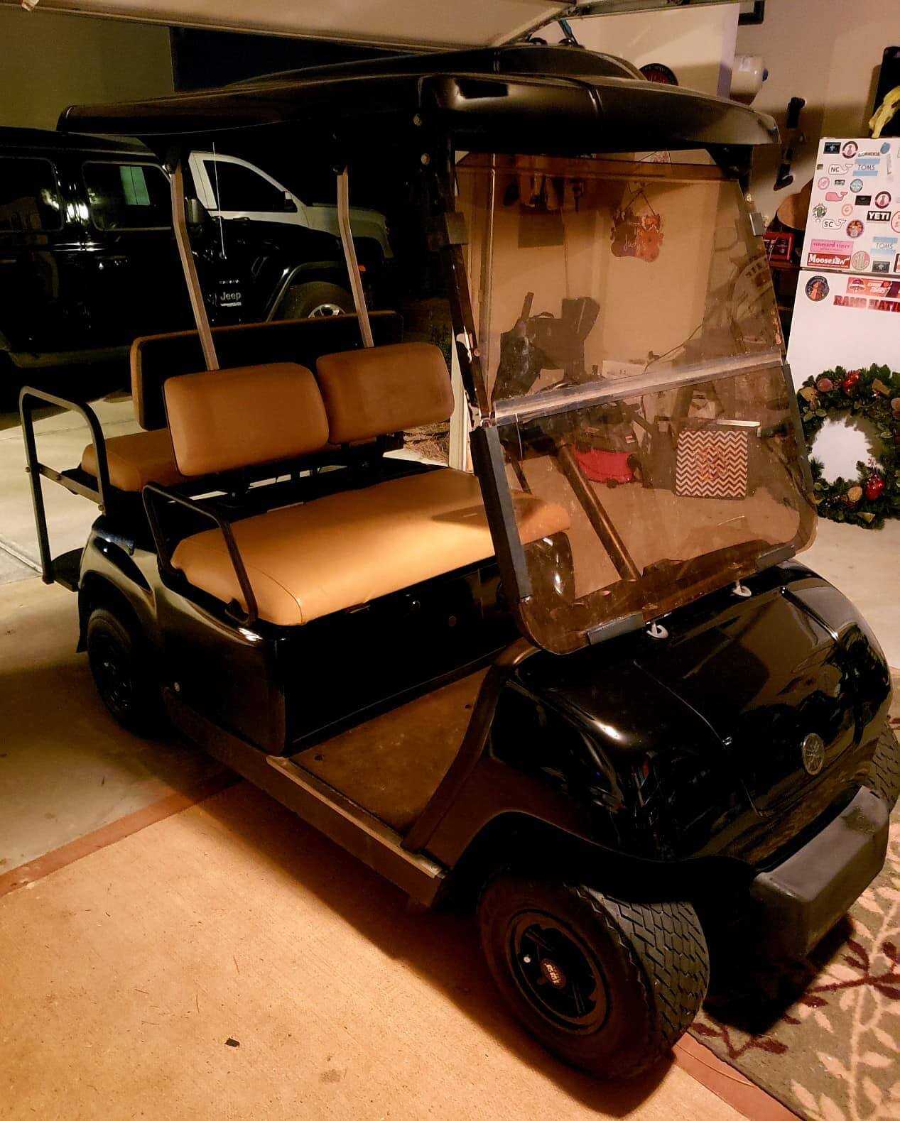 Tamco Paint HB9900 Jet Black on Yamaha Golf Cart