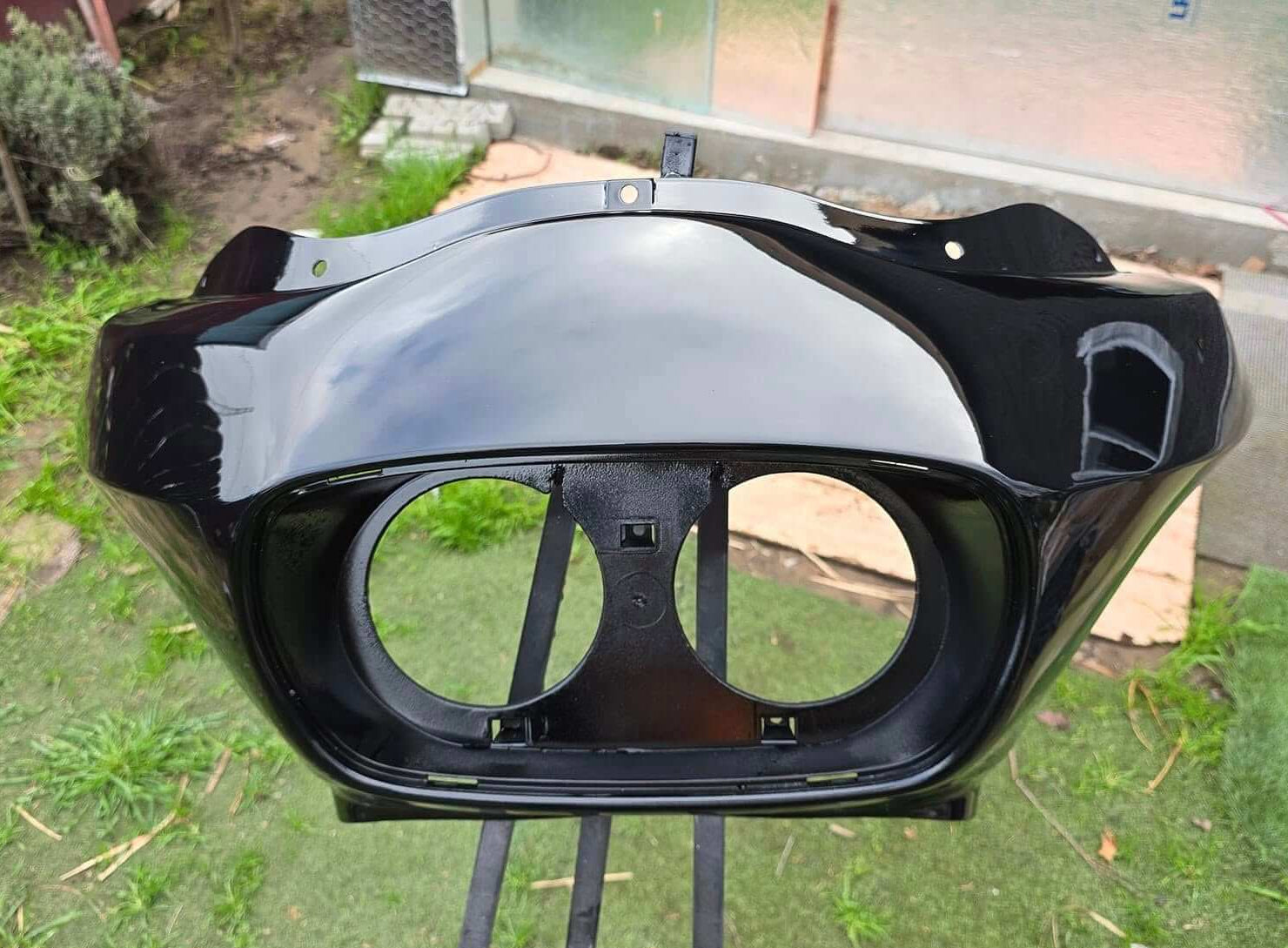 Tamco Paint Basecoat Factory Packs (HB9900 Jet Black) on Road Glide
