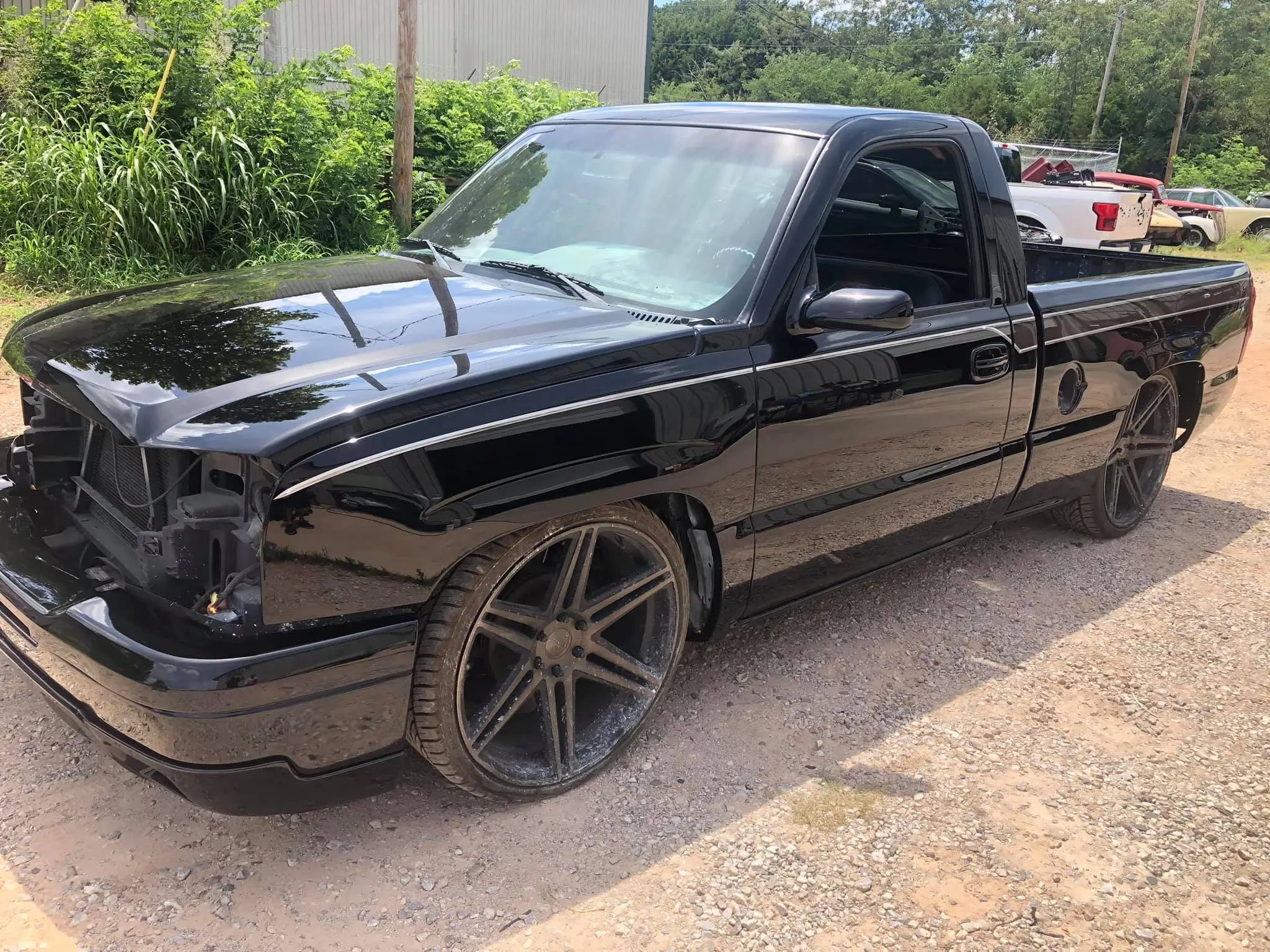 Tamco Paint Basecoat Factory Packs (HB9900 Jet Black) on Chevrolet Silverado