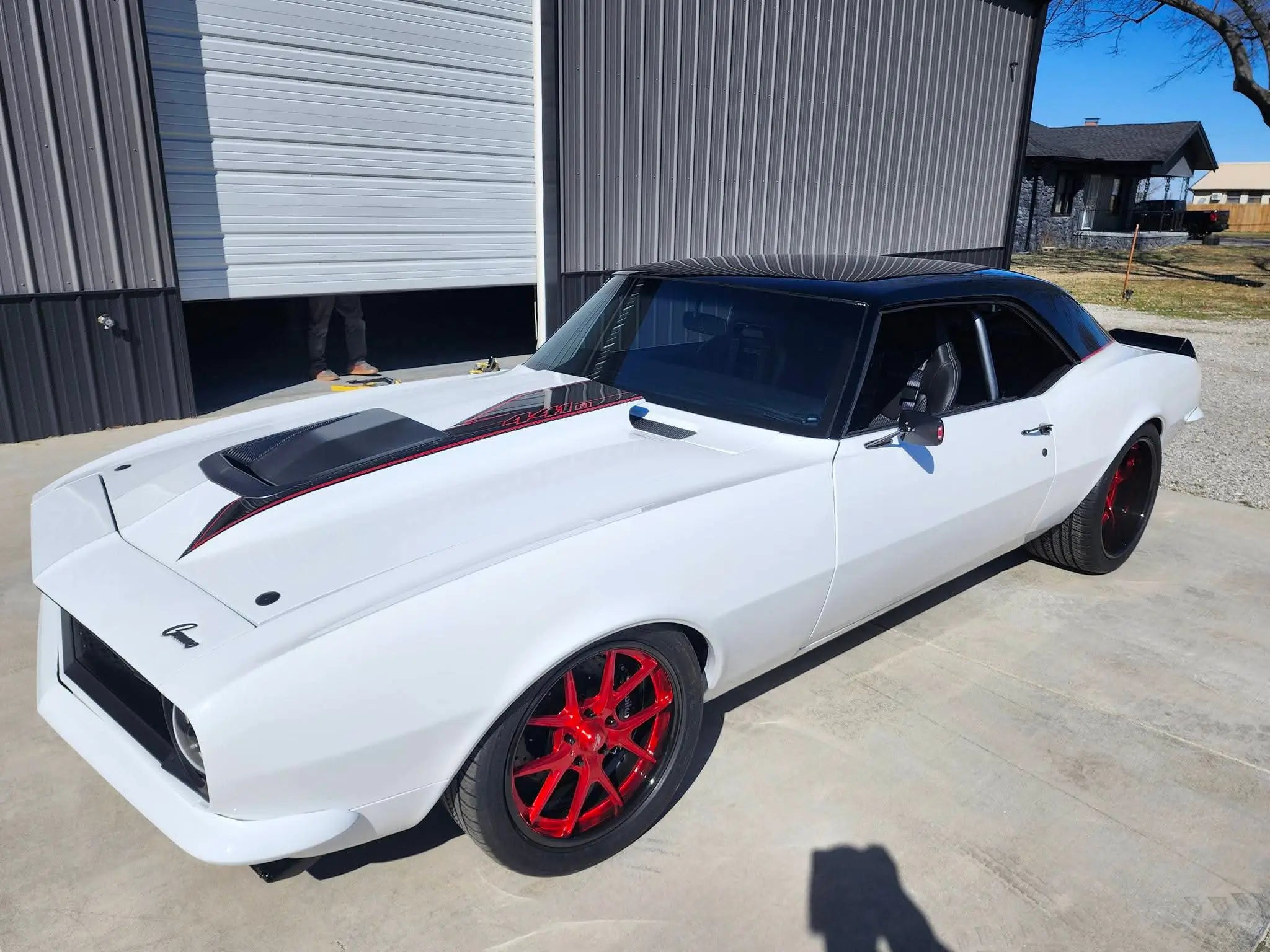 Tamco Paint HB9901 Bright White Basecoat on 1968 Chevrolet Camaro