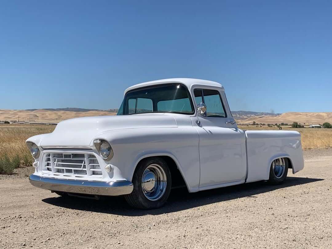 Tamco Paint HB9901 Bright White Basecoat on 1955 Chevy Truck