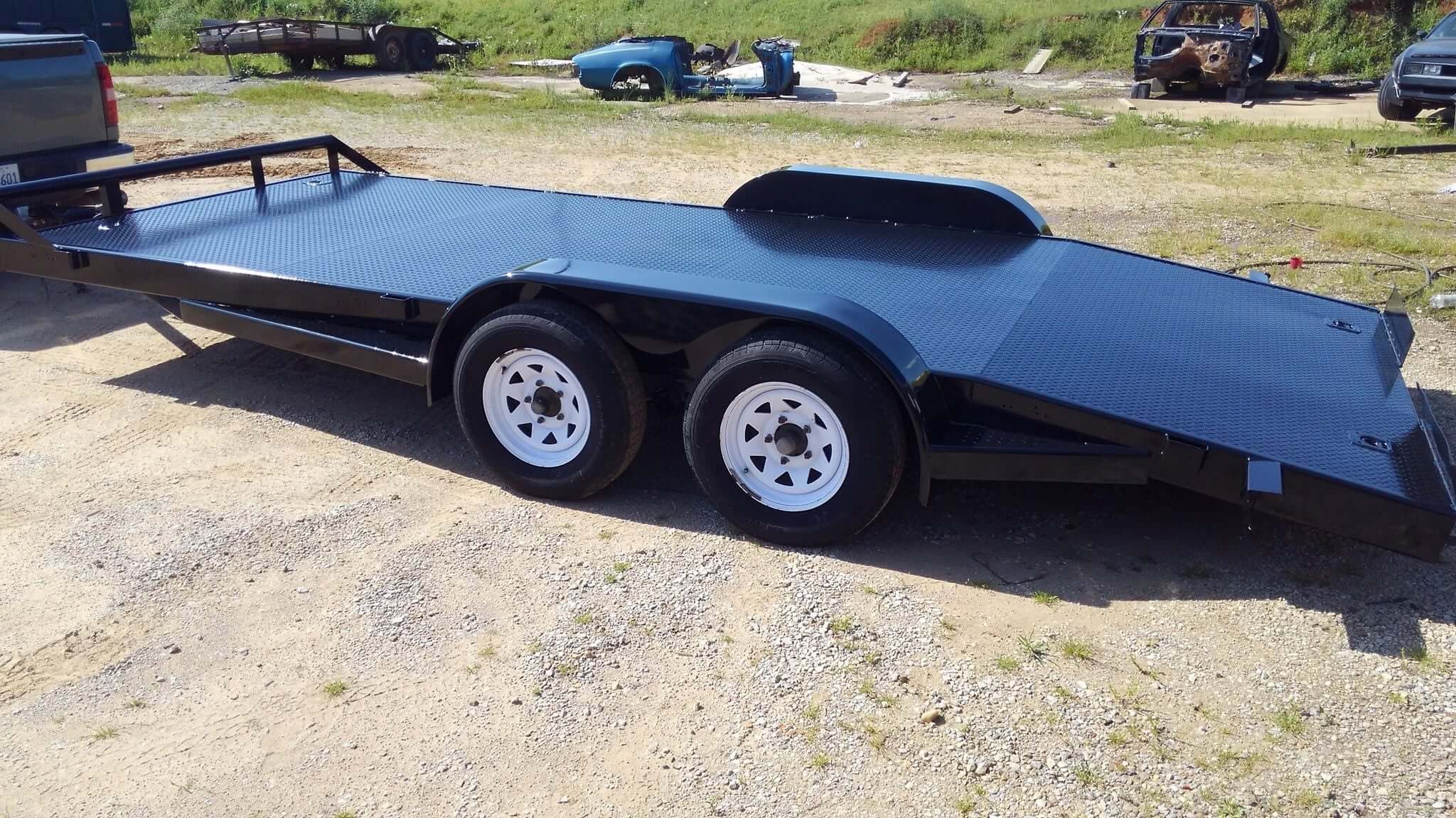 Tamco Paint HB Chassis Black Single Stage on Car Hauler