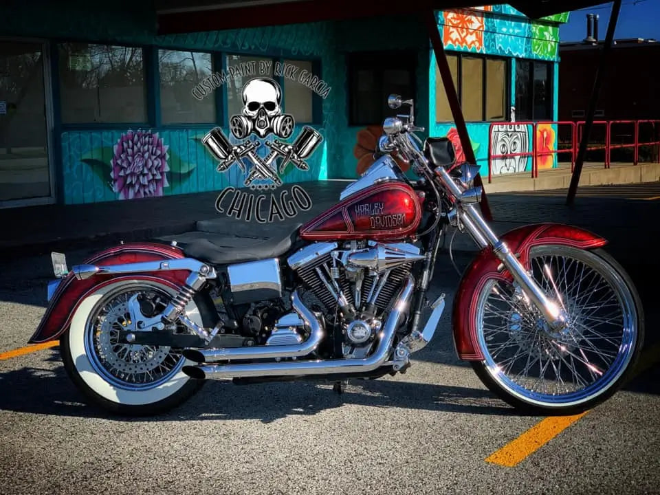 Tamco Paint HC2104 High Solids Clearcoat Kit on Harley-Davidson Dyna
