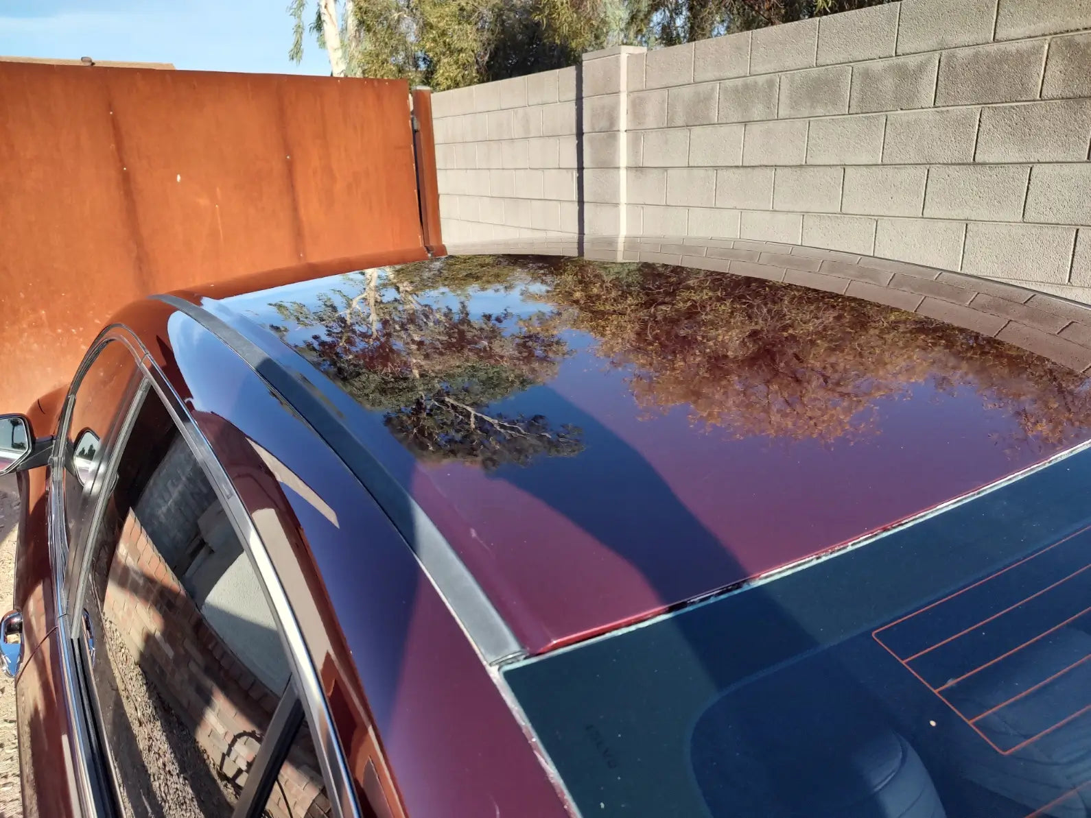 Tamco Paint HC2104 High Solids Clearcoat Kit on Car Roof